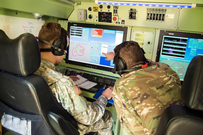 Soldiers conduct preflight system checks before launching the RQ7-B Shadow at Fort A.P. Hill, Va., Oct. 26, 2016. Army photo by Staff Sgt. Nicholaus Williams