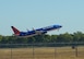 A passenger aircraft takes off from Barksdale Air Force Base, La., Oct. 22, 2016, in support of U.S. Strategic Command exercise Global Thunder 17. Global Thunder 17 is an invaluable training opportunity to exercise all USSTRATCOM mission areas and create the conditions for strategic deterrence against a variety of threats. Exercises like Global Thunder 17 involve extensive planning and coordination to provide unique training opportunities for assigned units and forces. (U.S. Air Force photo/Senior Airman Curt Beach)