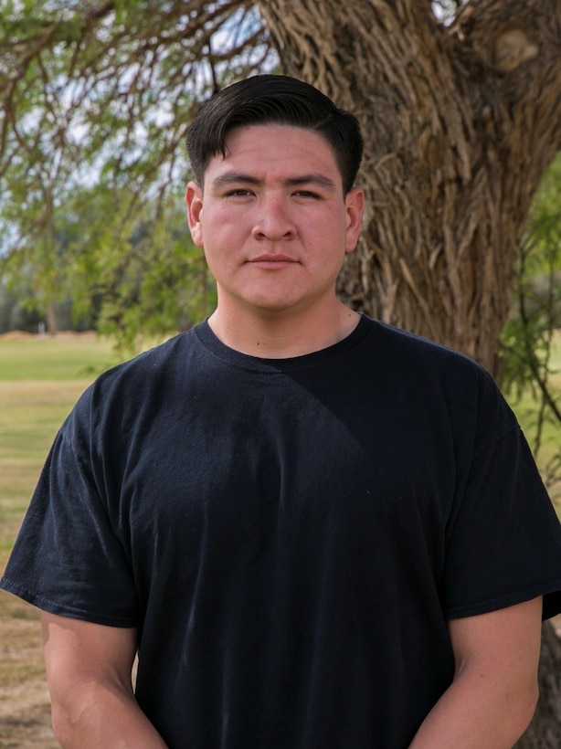 Cpl. Nicholas Valles, chew chief, Company D, 3rd Amphibious Assault Battalion, spends his time in the gym when he is not working, physically and mentally pushing himself to get better every day. (Official Marine Corps photo by Lance Cpl. Dave Flores/Released)