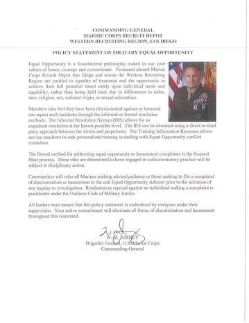 BG Jurney MEO policy