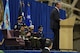 Secretary of Defense Ash Carter (right) provides remarks during the U.S. Strategic Command (USSTRATCOM) change of command ceremony at Offutt Air Force Base, Neb., Nov. 3, 2016. Carter, who presided over the change of command, congratulated Gen. John E. Hyten (seated right) on his appointment as the new USSTRATCOM commander. He also thanked Adm. Cecil D. Haney (seated center), outgoing USSTRATCOM commander, for his service. Additionally, Chairman of the Joint Chiefs of Staff Gen. Joseph F. Dunford (seated left) provided remarks during the ceremony and presented the Joint Meritorious Unit Award to USSTRATCOM. Hyten previously served as commander of Air Force Space Command, and Haney will retire from active military duty during a separate ceremony in January. One of nine DoD unified combatant commands, USSTRATCOM has global strategic missions assigned through the Unified Command Plan that include strategic deterrence; space operations; cyberspace operations; joint electronic warfare; global strike; missile defense; intelligence, surveillance and reconnaissance; combating weapons of mass destruction; and analysis and targeting. (U.S. Air Force photo by Staff Sgt. Jonathan Lovelady)