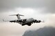 A C-17 Globemaster III assigned to the 535th Airlift Squadron, 15th Wing, glides past Waianae Range as it prepares to land at Wheeler Army Airfield, Hawaii, on Oct. 24, 2016. The C-17 made a rare landing at Wheeler AAF to pick up Soldiers from the 3rd Brigade Combat Team, 25th Infantry Division to transport them to the island of Hawaii in preparation for Lightning Forge 17. (U.S. Army photo by Staff Sgt. Armando R. Limon, 3rd Brigade Combat Team, 25th Infantry Division)