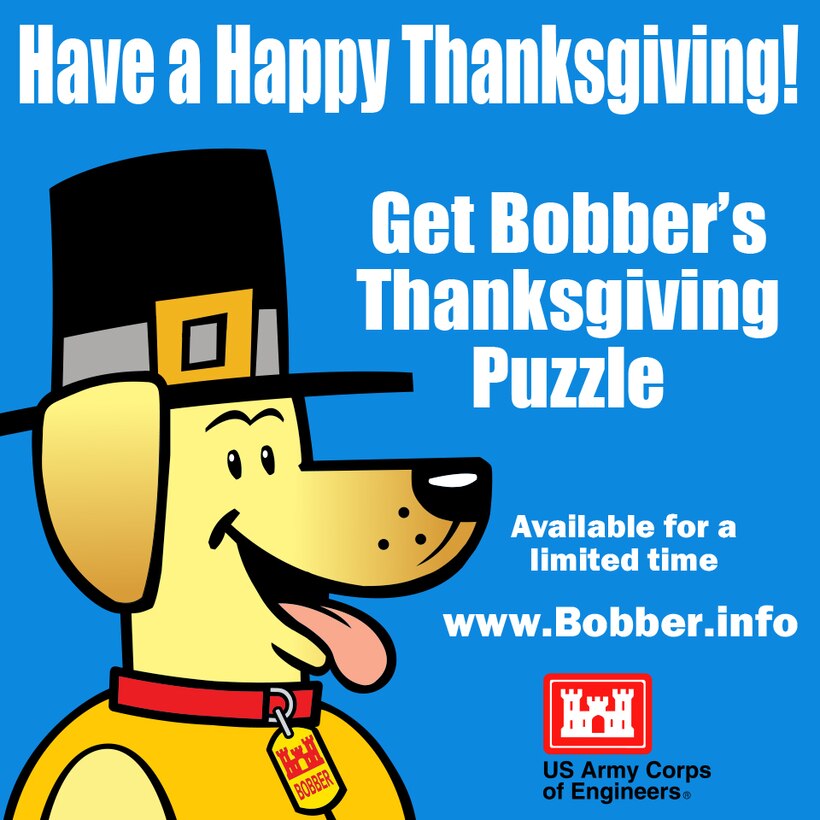 Get Bobber's Thanksgiving Puzzle at www.bobber.info