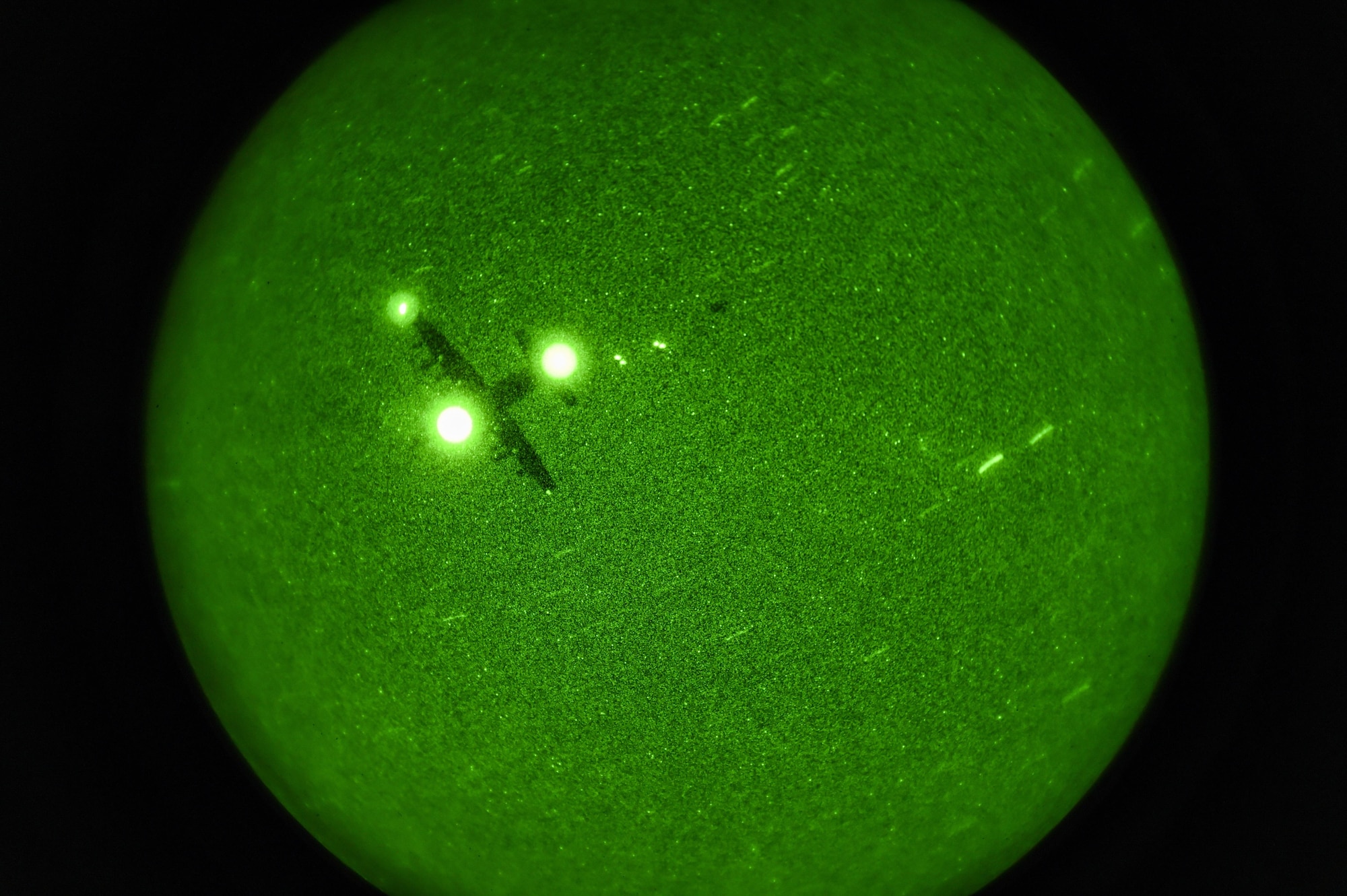 An MC-130H Combat Talon II drops cargo bundles during Task Force Task Force Exercise Southern Strike at Camp Shelby, Miss., Nov. 1, 2016. The MC-130H’s mission involves global day and night, insertion, extraction and resupply of special operations forces by low or high altitude operations, in adverse weather conditions. (U.S. Air Force photo by Senior Airman Jeff Parkinson)