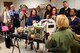 Maj. Patricia Wilkinson, 932nd Medical Group, speaks to bosses about trauma during a simulation patient treatment session.  932nd Airlift Wing medical staff welcomed employers of 932nd Airlift Wing members to the 