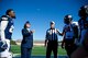 Col. Jeanine McAnaney, 315th Airlift Wing vice commander, participates in the coin toss for the Charleston Southern University football game Nov. 5, 2016, at the CSU Buccaneer stadium. The invitation was extended to the Air Force Reserve wing to honor service members for Veterans Day and reinforce their connection in the community. After the opening ceremonies, McAnaney met with several students, spectators and distinguished guests while enjoying the football game between CSU and Garner-Webb University.