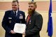 Maj. Gen. Thomas Deale, Air Combat Command director of operations, presents retired Staff Sgt. Benjamin Hutchins, 18th Air Support Operations Group joint terminal attack controller, with the Silver Star Medal during a ceremony, Nov. 4, 2016 at Pope Army Airfield, North Carolina. Hutchins received the medal for his heroic actions during a deployment while assigned to the 504th Expeditionary Air Support Operations Group in Bala Murghab, Afghanistan in 2009. (U.S. Air Force photo by Airman Miranda A. Loera)