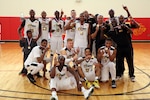 U.S. All-Army Men's Basketball Team defeats Air Force 67-61 to win gold. The 2016 Armed Forces Men's Basketball Championship held at MCB Quantico, Va. from 1-7 November.  