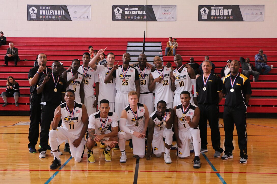 U.S. All-Army Men's Basketball Team.  The 2016 Armed Forces Men's Basketball Championship held at MCB Quantico, Va. from 1-7 November.  Army defeats Air Force 67-61 to win the gold medal over Air Force.  