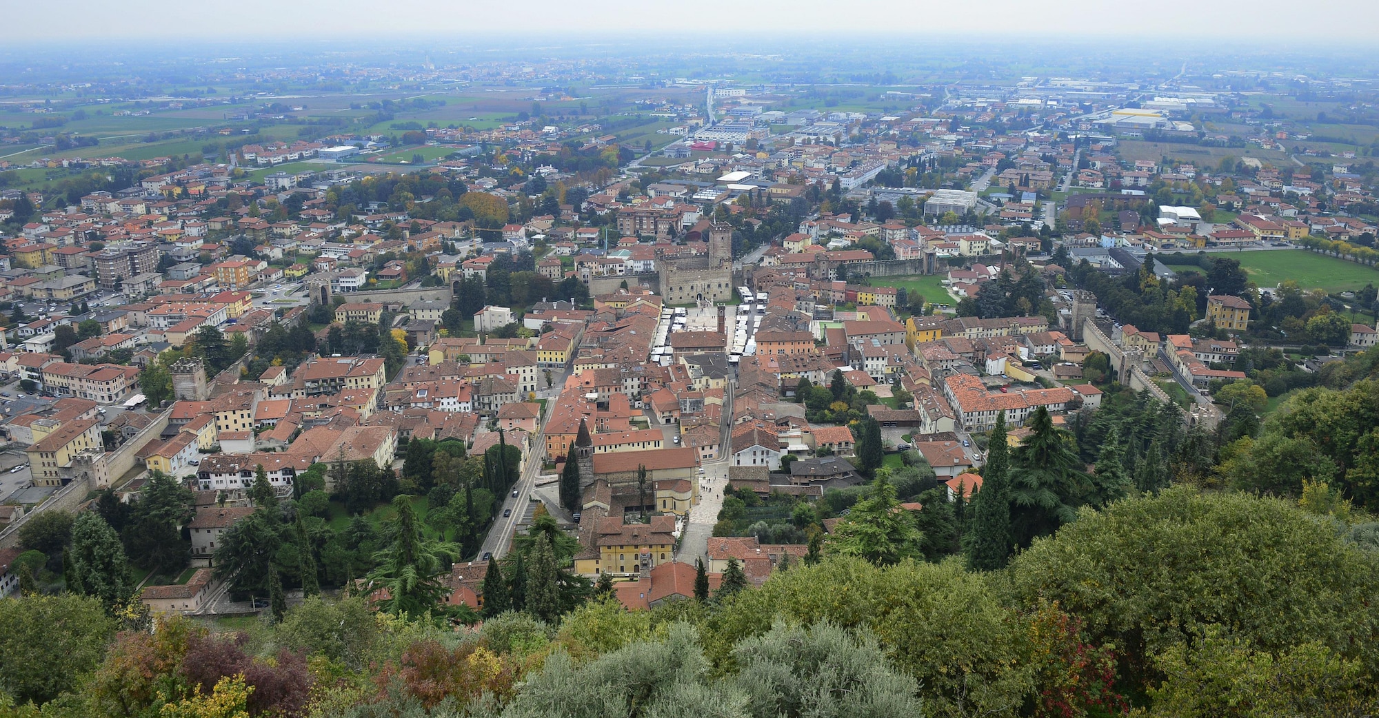 The city of Marostica, Italy, as seen from Castello Superiore, on Nov. 1, 2016. Marostica is a one-and-a-half hour drive from the Aviano area. (U.S. Air Force photo by Staff Sgt. Krystal Ardrey/Released)