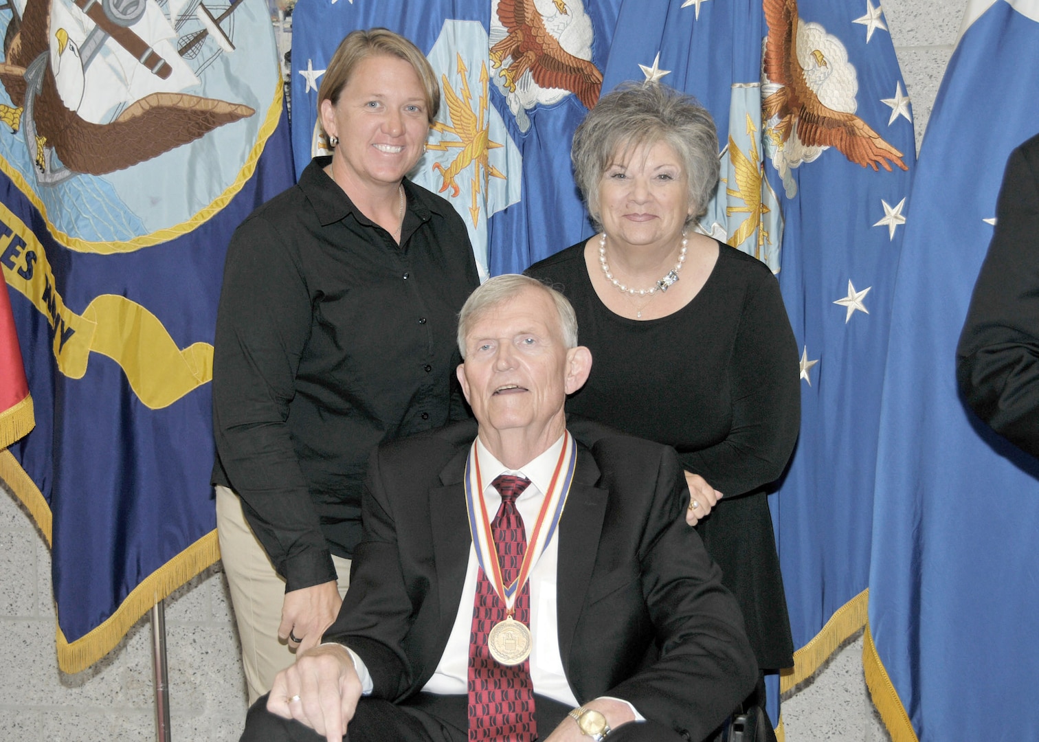 David and Rosalie Ennis, with daughter Andrea Ennis