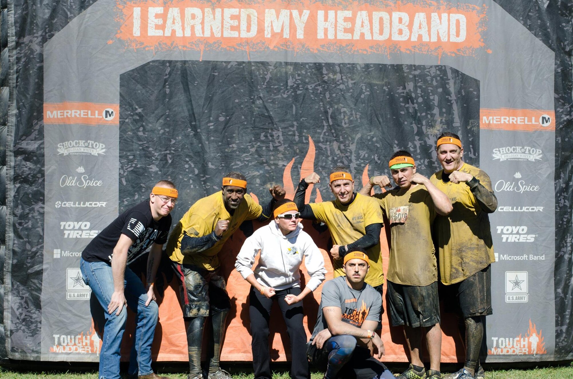Members of the 442d Fighter Wing participate in the 2016 Missouri Tough Mudder in Sedalia, Mo., October 8, 2016. (Courtesy Photo)