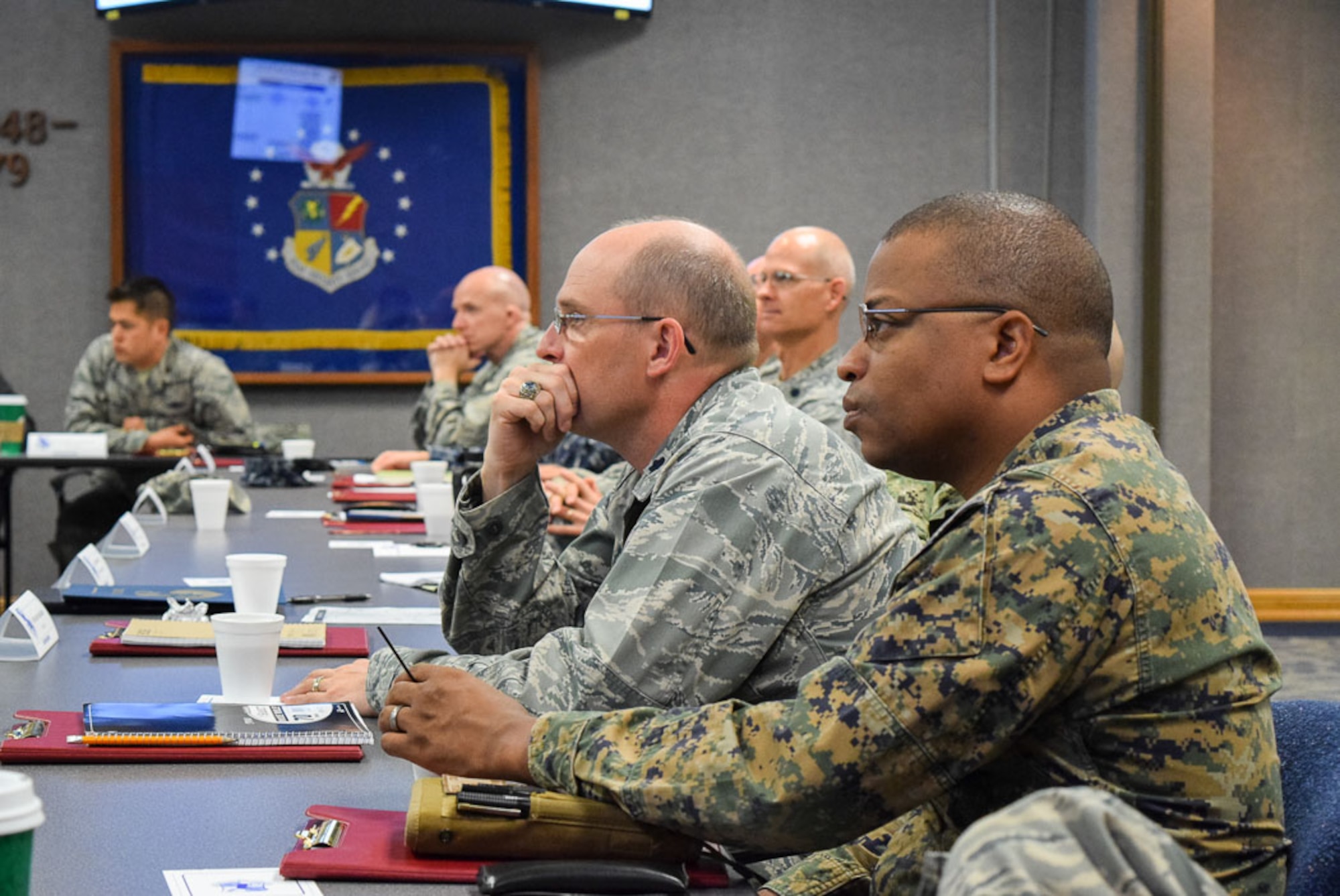 Air University students attending the Air Command and Staff College (ACSC) and Air War College (AWC), enrolled in the Foundations of Advanced Cyber Thinking and Strategy (FACTS) elective during their professional development at Air University (AU). The students gained an essential operational perspective by visiting real-world cyber facilities Nov. 8 - 10 in San Antonio, Texas. 