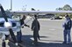 U.S. Air Force Maj. Brian Butler, chief of safety at the 437th Airlift Wing, greets local pilots as they arrive on the flightline for Joint Base Charleston’s first Mid-Air Collision Avoidance event Nov. 5, 2016. The MACA program is designed to promote aviation safety between military and civilian pilots who share the local airspace. Sharing the mission of JB Charleston with community civilian pilots offers a better understanding of why specific procedures are put in place. The event gives pilots, military and civilian, a forum to discuss flying and aviation safety. 