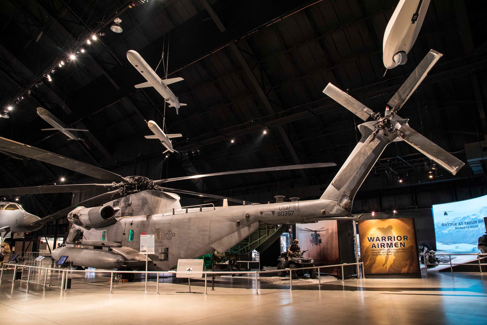 DAYTON, Ohio - Sikorsky MH-53M Pave Low IV on display in the Cold War Gallery at the National Museum of the U.S. Air Force. (U.S. Air Force photo)