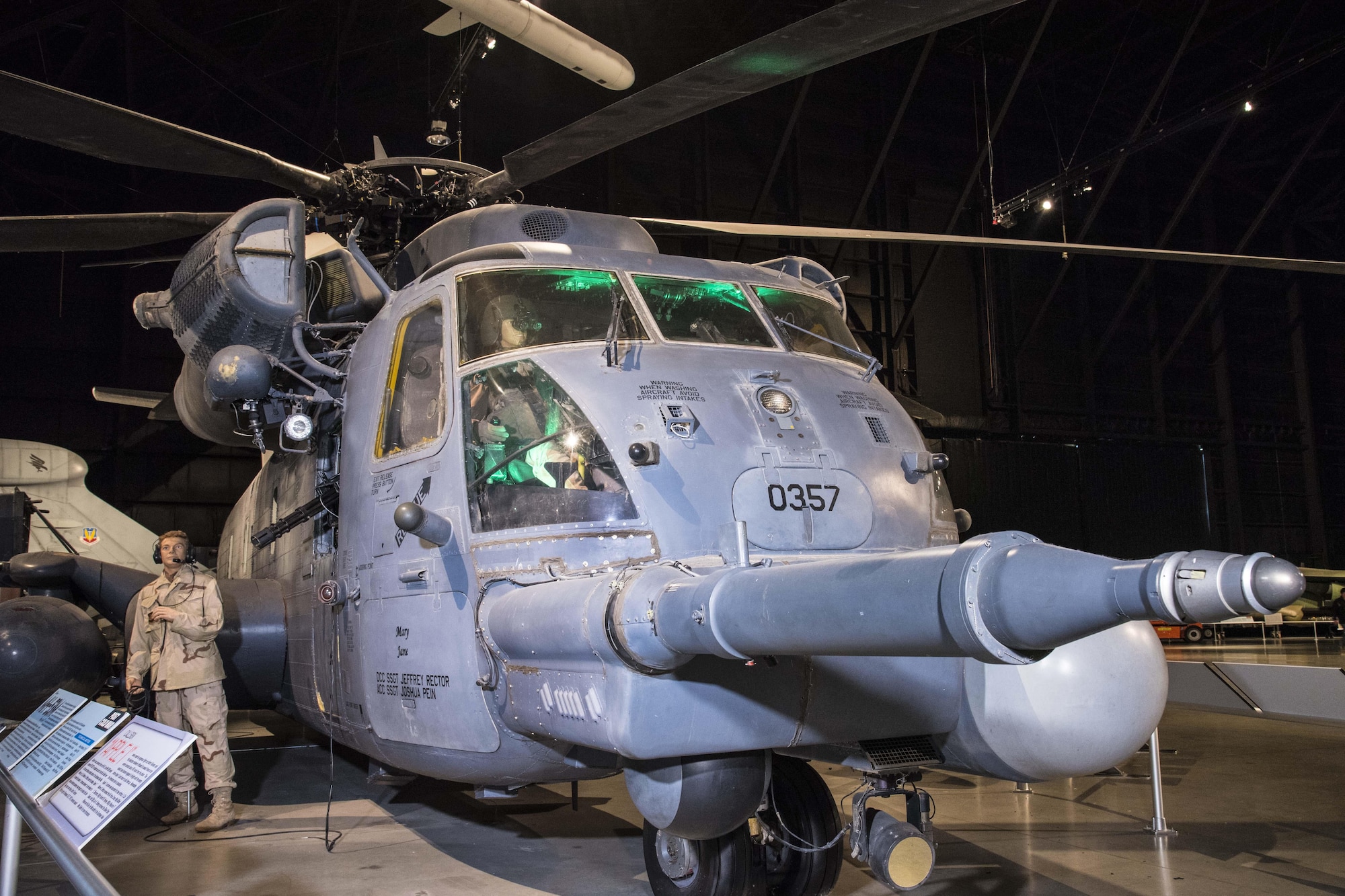 DAYTON, Ohio - Sikorsky MH-53M Pave Low IV on display in the Cold War Gallery at the National Museum of the U.S. Air Force. (U.S. Air Force photo by Ken LaRock)