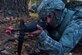 U.S. Army Pfc. Cody Haupt, 1098th Transportation Company, 11th Trans. Battalion, 7th Trans. Brigade (Expeditionary) watercraft engineer, provides security during a training exercise at Joint Base Langley-Eustis, Va., Nov. 3, 2016. The exercise focused on strengthening the communication between Haupt’s platoon members. (U.S. Air Force photo by Airman 1st Class Derek Seifert) 