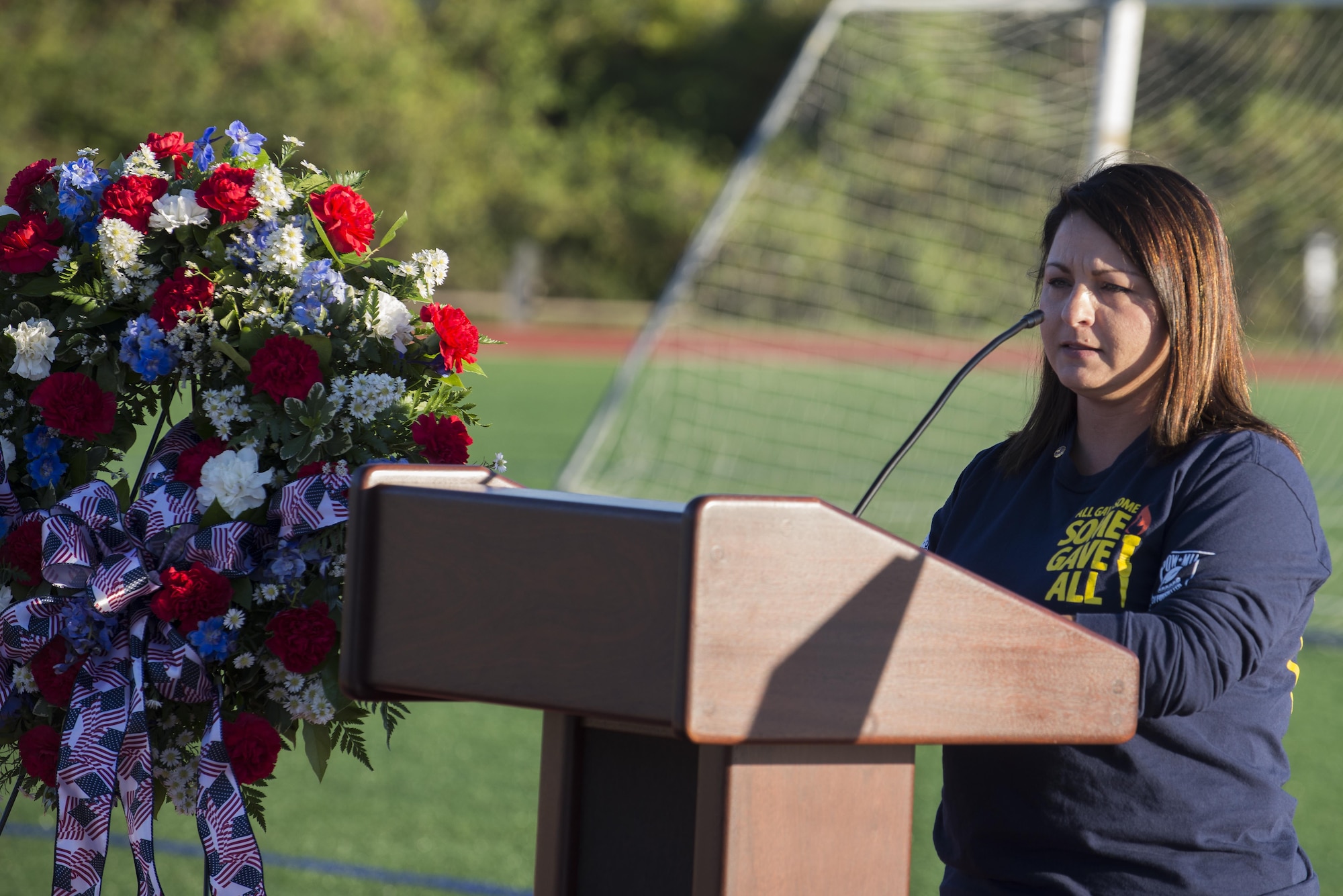 The 7th annual Air Force Sergeants Association Veteran's Vigil run was Nov. 4 and 5, 2016, at the James Gym Track, Scott Air Force Base, Illinois. Master Sgt. Gregory Kuhse was the honoree, who was killed in a British Puma Mk2 helicopter crash in Afghanistan last year. He was a Kalamazoo, Michigan, native and a father of four, with 19 years of service in the United States Air Force. He was assigned to the 3rd Manpower Requirements Squadron at Scott AFB. (U.S. Air Force photo by Senior Airman Megan Friedl)