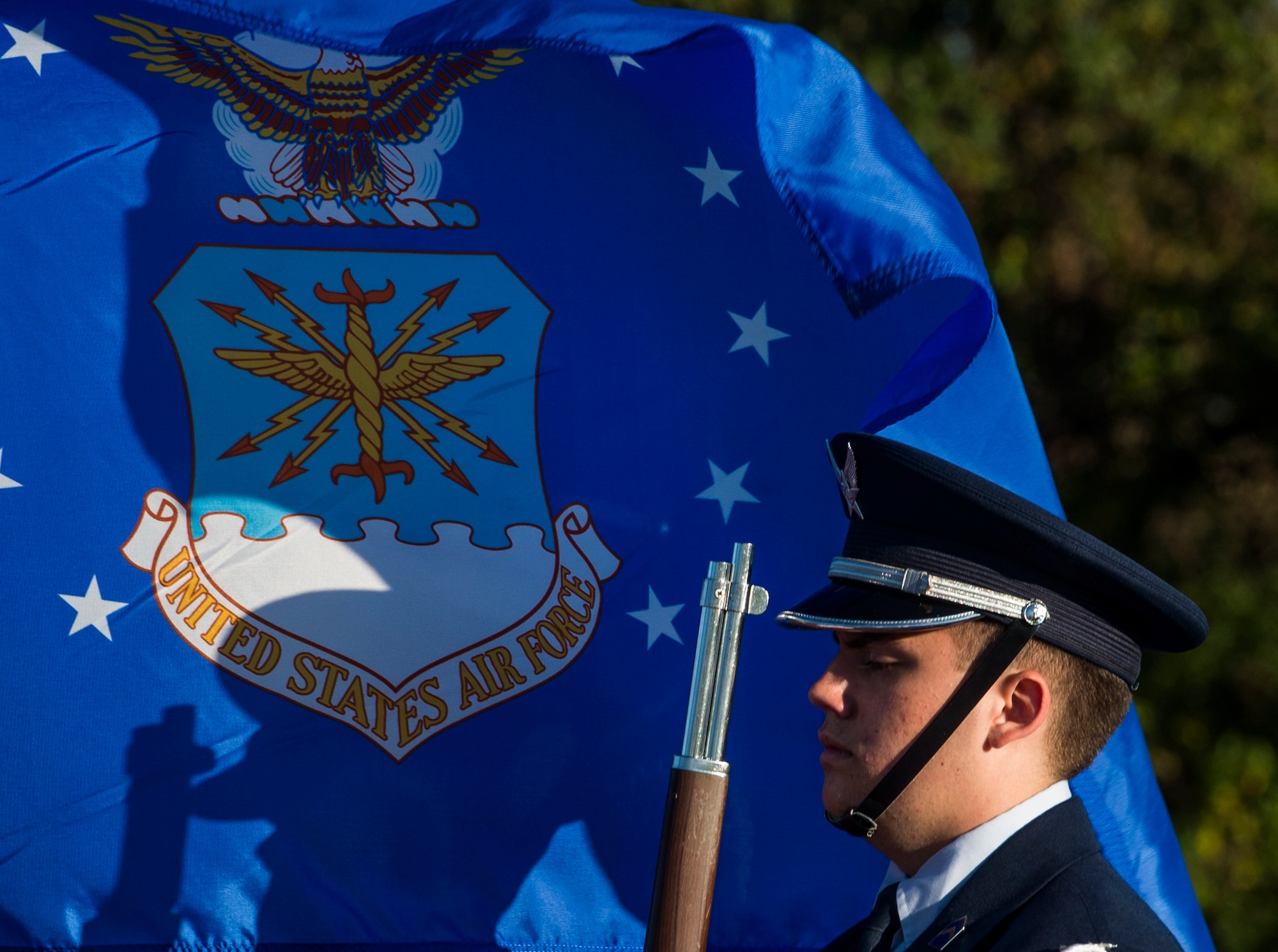 The 7th annual Air Force Sergeants Association Veteran's Vigil run was Nov. 4 and 5, 2016, at the James Gym Track, Scott Air Force Base, Illinois. Master Sgt. Gregory Kuhse was the honoree, who was killed in a British Puma Mk2 helicopter crash in Afghanistan last year. He was a Kalamazoo, Michigan, native and a father of four, with 19 years of service in the United States Air Force. He was assigned to the 3rd Manpower Requirements Squadron at Scott AFB. (U.S. Air Force photo by Staff Sgt. Jodi Martinez)