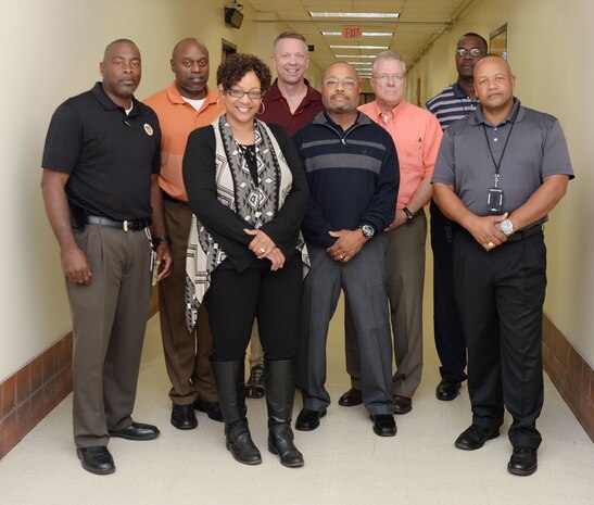 Marine Corps Logistics Base Albany’s veterans unite to commemorate the 2016 Veterans Day holiday and to honor the service and sacrifice of fellow comrades. Multiple U.S. branches of service were represented in Operations and Training Division’s team of veterans.
