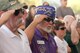 Veterans render a salute during the playing of the Nation Anthem at the City of Henderson, Nev. Veterans Day celebration, Nov. 5.   City officials, veterans groups, family and friends paid tribute to all armed forces members present and past who served for the United States. (U.S. Air Force photo by Lawrence Crespo) 