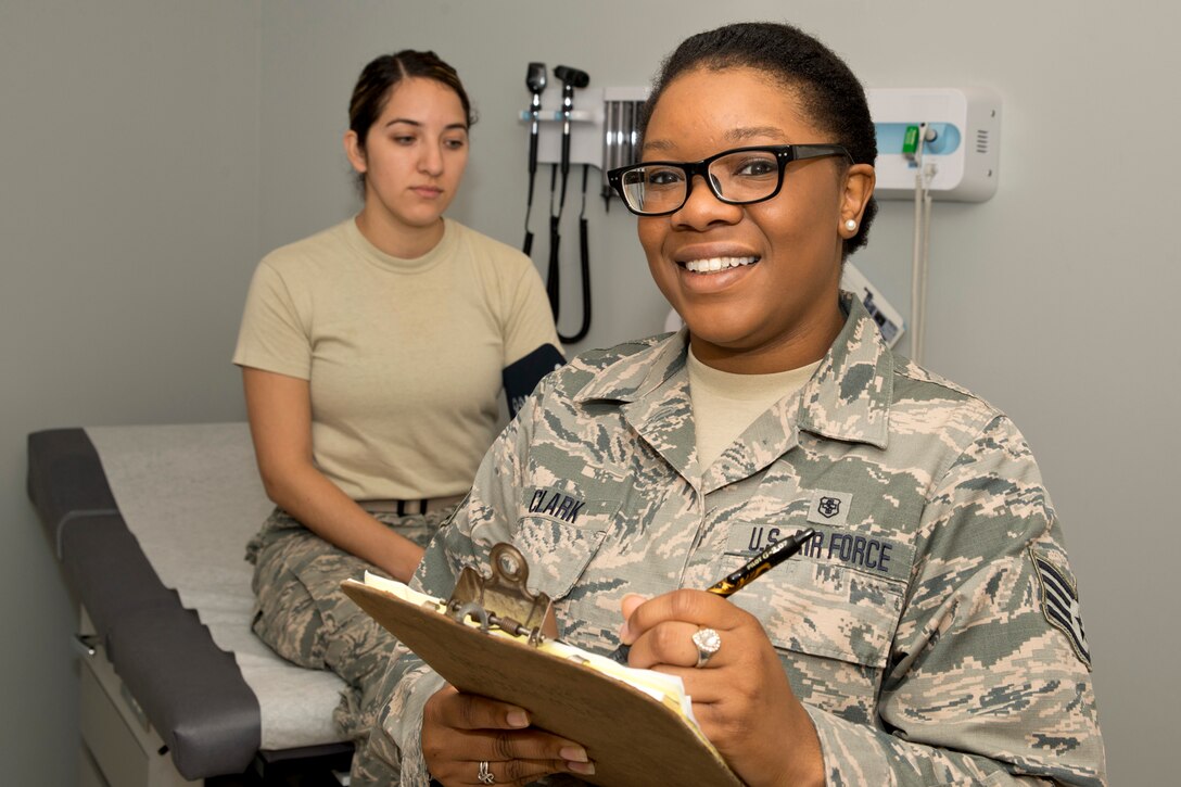 U.S. Air Force Reserve Staff Sgt. Jasmine Clark, NCOIC Aerospace Medicine, 913th Aerospace Medical Squadron at Little Rock Air Force Base, Ark., has been selected as the Combat Airlifter of Week. (U.S. Air Force photo by Master Sgt. Jeff Walston/Released)