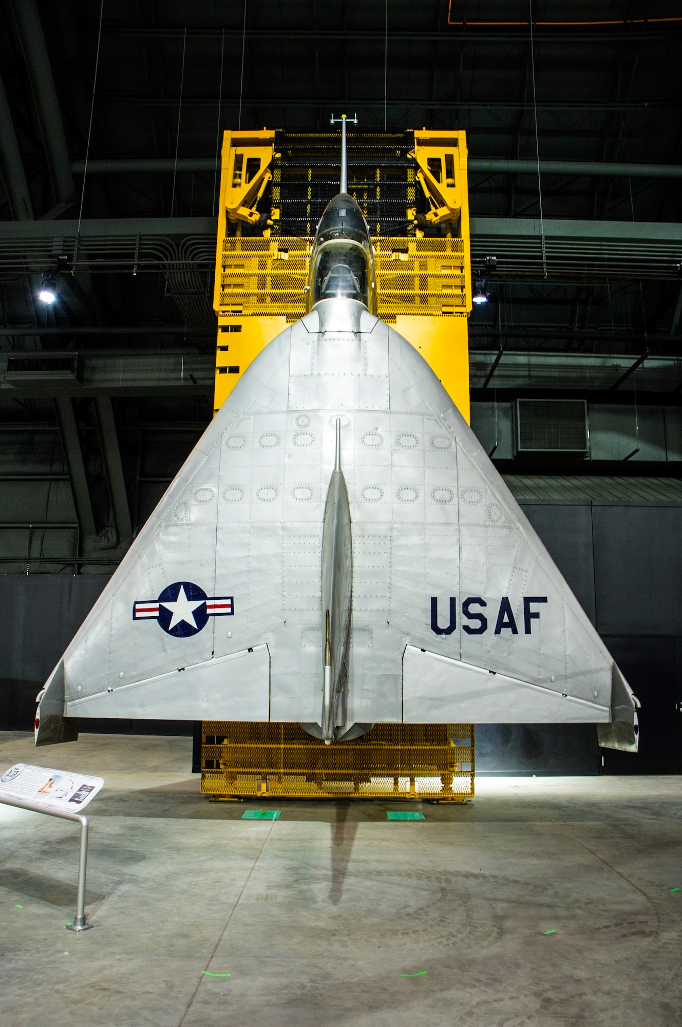 DAYTON, Ohio -- Ryan X-13 Vertijet on display in the Research & Development Gallery at the National Museum of the U.S. Air Force. (U.S. Air Force photo by Ken LaRock)