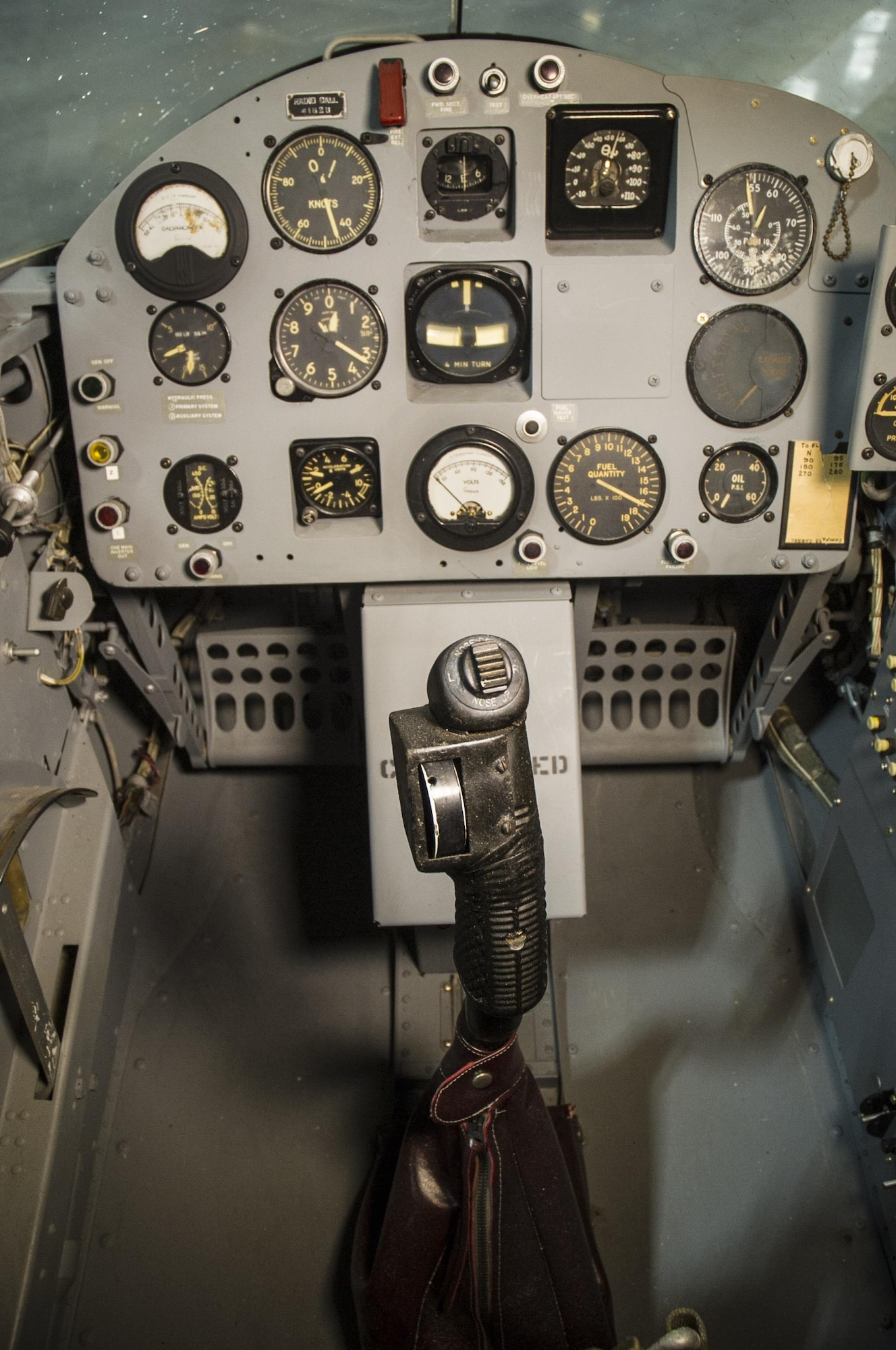 DAYTON, Ohio -- Ryan X-13 Vertijet cockpit in the Research & Development Gallery at the National Museum of the U.S. Air Force. (U.S. Air Force photo by Ken LaRock)