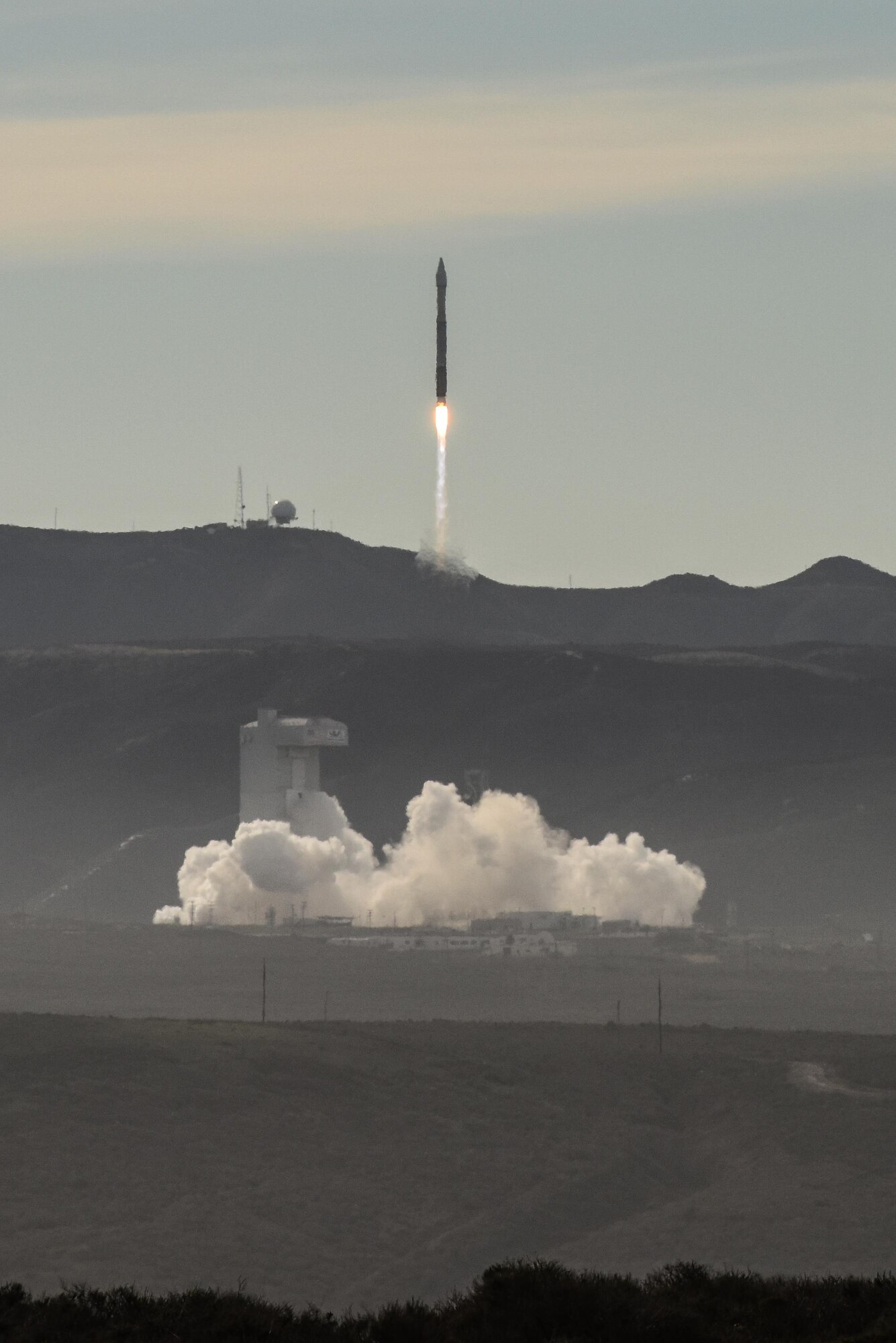 A commercial satellite on a United Launch Alliance Atlas V rocket, provided by Lockheed Martin Commercial Launch Services, launces from Space Launch Complex-3, Nov. 11, 2016, Vandenberg Air Force Base, Calif. (U.S. Air Force photo by Staff Sgt. Shane Phipps)