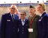 The smiles say it all when our nation honors its veterans, especially near the Veterans Day timeframe of the year.  On Saturday, November 12, 2016, several volunteers from the wing went out to assist welcoming home previous WW II and Korean War veterans from their trip to Washington D.C.  Many of these men and women never had the chance to see the national memorials that were built in their honor. The Saint Louis Honor Flight helps local American heroes get this opportunity.  These veterans are flown to Washington D.C. for one day to see the WWII Memorial, Vietnam Veterans Memorial, Korean War Memorial, and “The Changing of the Guard” at Arlington National Cemetery.  Seen here are Lt. Col. Stan Paregien, PA; Senior Airman Maria Tremblay, 932nd Operations Group; Korean War veteran Dwight Johnson, and Capt. Elizabeth Wszalek, 932nd Force Support Squadron Manpower and Personnel Flight Chief.  Not pictured but helping with check in is Senior Master Sgt. Barb Woodruff, the 932nd Yellow Ribbon Coordinator.  (Photo submitted)