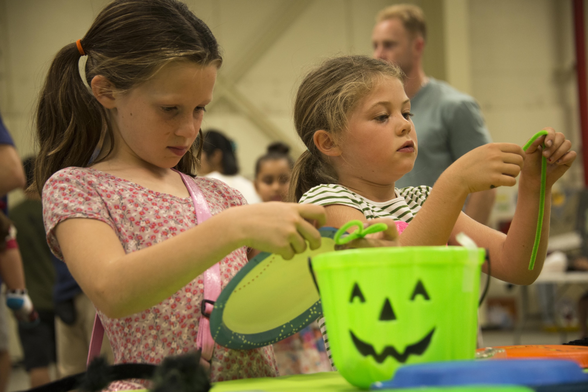 Over 200 people to include families from the 353rd Special Operations Group and Naha Rescue Squadron attended Fall Fest 2016 at Kadena Air Base, Oct. 29, 1016. The group’s military spouses donated money and 20 hours of their time to plan the event. (U.S. Air Force photo by Capt. Jessica Tait)