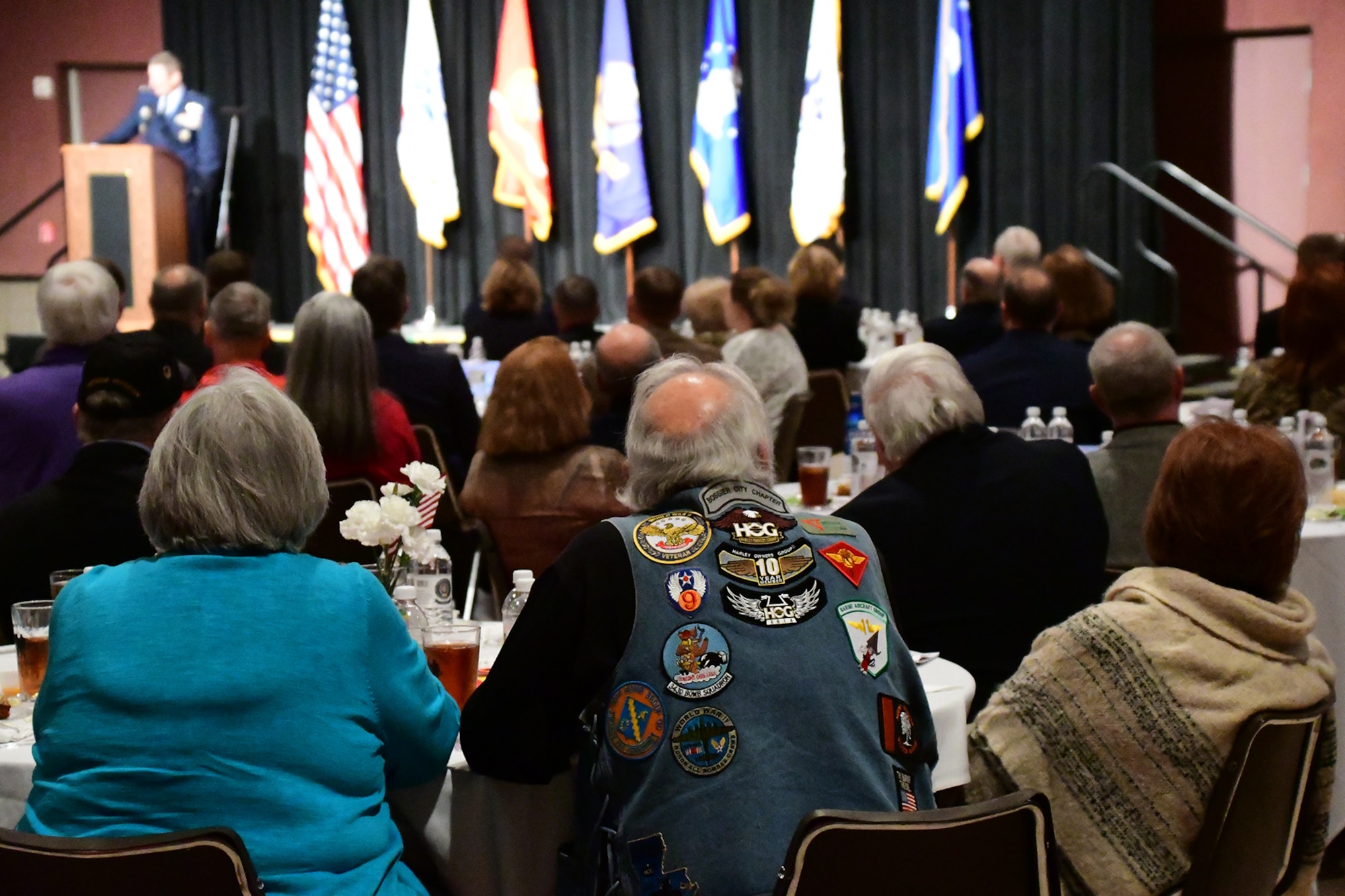 A Welcome Home Vietnam Veterans banquet was held on Nov. 11, 2016, Bossier City, La. The banquet was hosted by the city of Bossier, who joined in a commemorative partnership with the Long Rangers and the Airpower Foundation and was free for veterans who served during the Vietnam War era. (Master Sgt. Laura Siebert/Released)