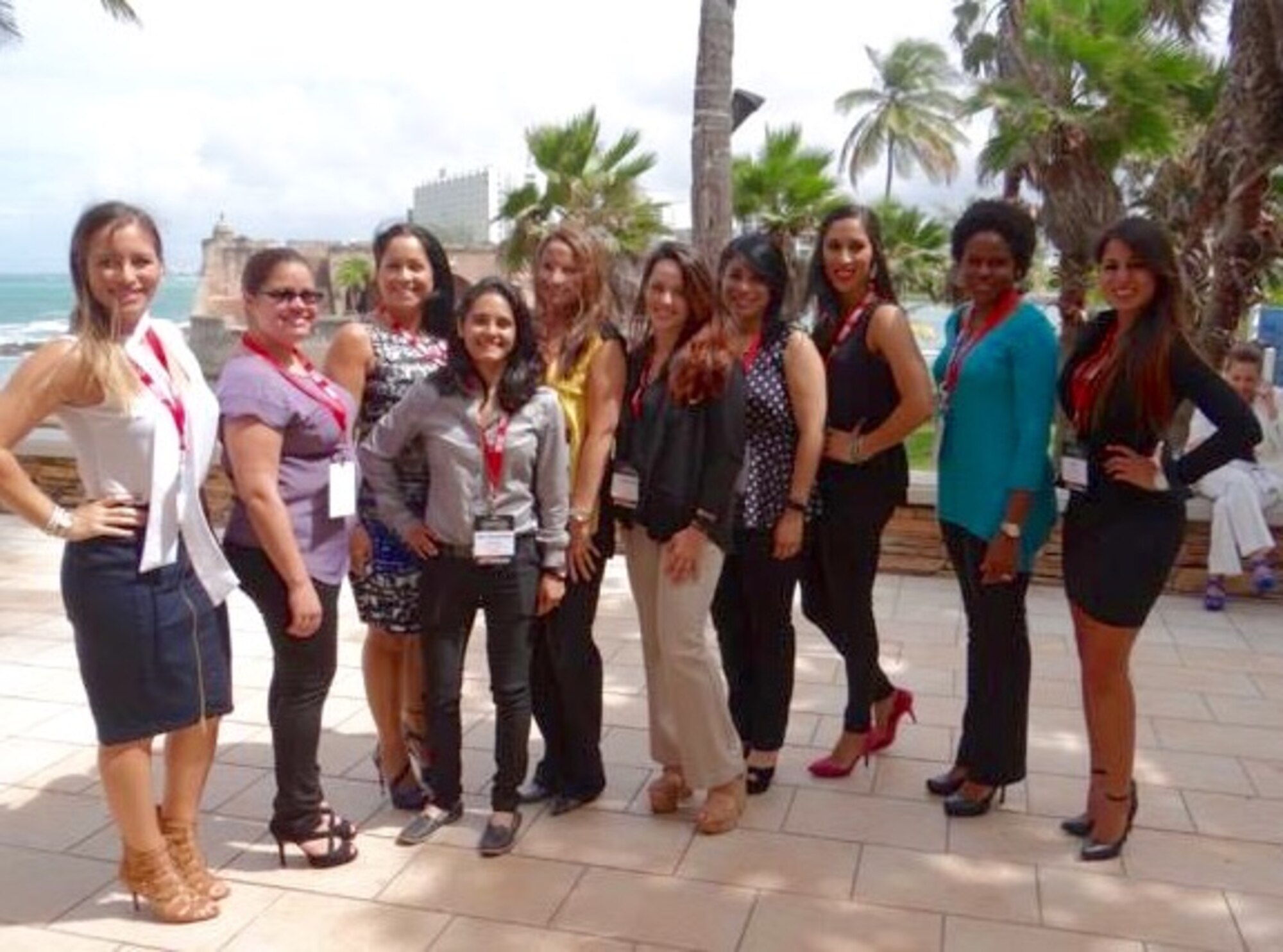 Women from the 156th Airlift Wing attend a ANIMUS women's innovation summit held in San Juan, Puerto Rico late September 2016. Animus is an innovation summit designed to inspire women to reach their highest level of personal and professional development. Courtesy photo by 156th Airlift Wing. 