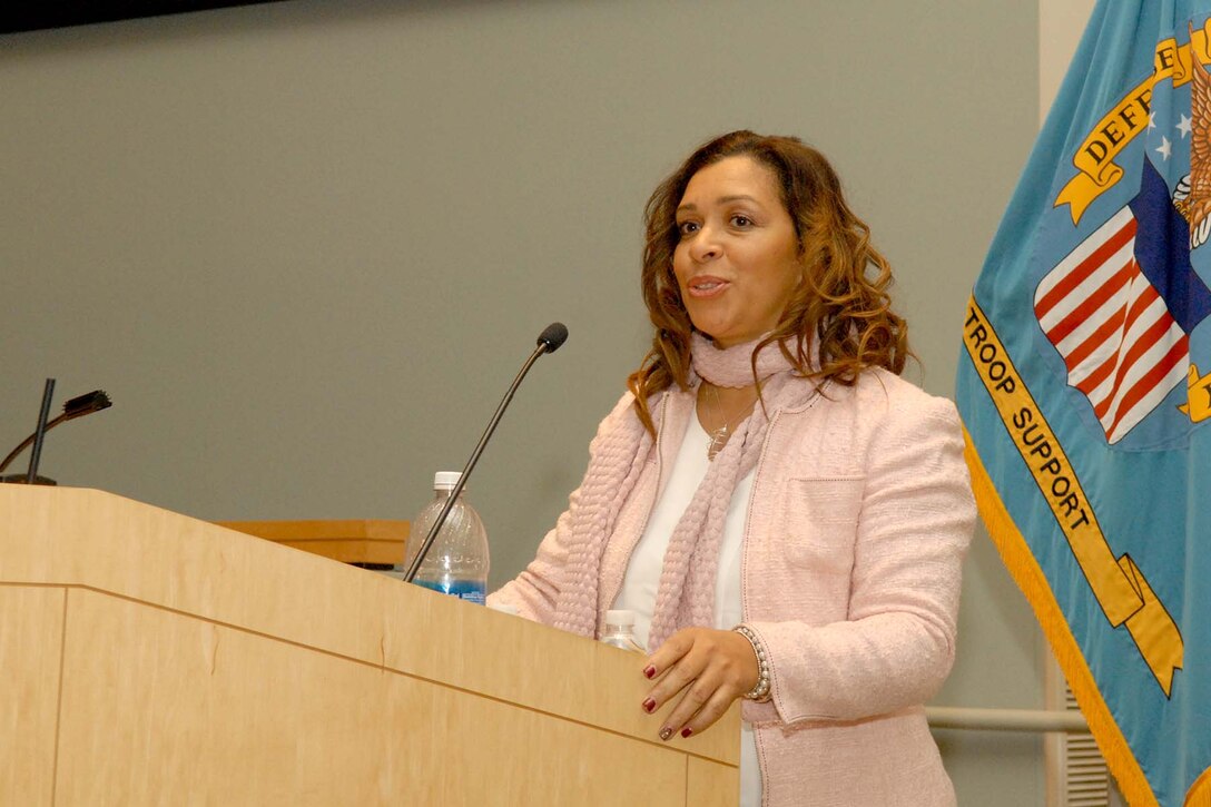 Stephanie McKinley encourages the NSA Philadelphia workforce to embrace indigenous cultures during the annual National American Indian and Alaska Native Heritage Month observance Nov. 10. McKinley is a linguist, global liaison and cultural connector who was born into the Baule Tribe in Abidjan, Cote d’Ivoire, West Africa.