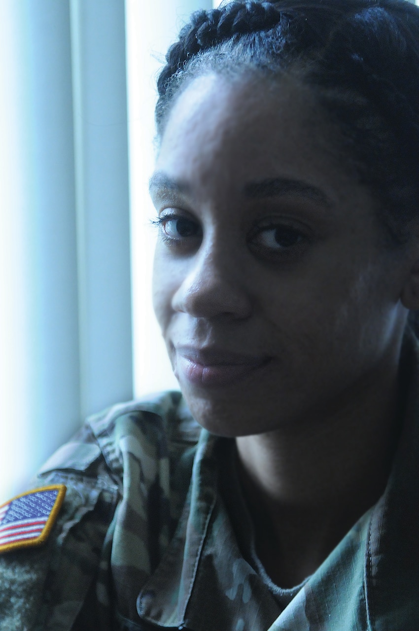 Second Lt. Amber Shipmon, an executive officer assigned to Victor Company, 262nd Quartermaster Battalion, is a former local resident and concerned citizen who volunteers her time to various causes.