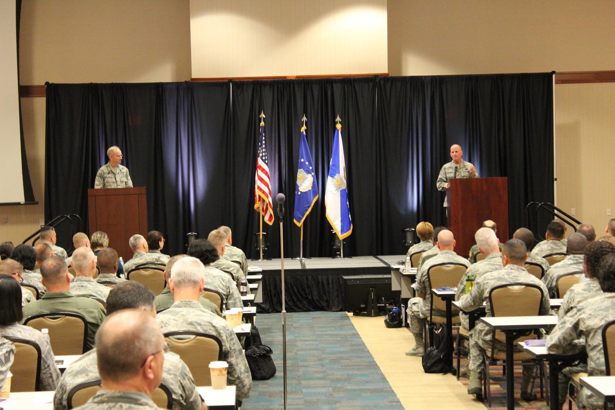 Close to 400 officers and noncommissioned officers will gather to discuss ideas and share observations related to the theme of “Air Force Medicine in Action – Powering Health and Performance.” The workshop covers four days of sessions including interactive activities, a look at medical innovation, and speeches from some of the top members of the AFMS and the Air Force.
