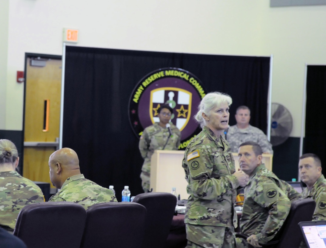 On 4-6 Nov., Maj. Gen. David J. Conboy, the Deputy Commanding General for Operations, and USARC staff joined Army Reserve Medical Command Commander, Maj. Gen. Mary E. Link, and leadership teams and staff throughout her command to conduct a Command Readiness Review (CR2) at the C.W. “Bill” Young Armed Forces Reserve Center to assess how ARMEDCOM’s readiness posture aligns with the U.S. Army Reserve’s global requirements.