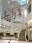 The Bassett Army Hospital facility
manager spent $125,000 to install
reels for accessing the ballasts in the
lobby for future servicing of the lights,
which are approximately 92 feet from
the ground level. If reels had been
designed in the conceptual phase and
installed during construction, the cost
would have been an estimated $25,000
- a savings of $100,000.