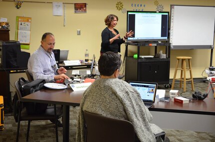 Naval Surface Warfare Center, Crane Division (NSWC Crane) hosted STEM representatives from NSWC Keyport, Corona, Dahlgren, NUWC Newport, Puget Sound Navy Shipyard and Strategic Systems Program for a two-day makerspace training workshop on Oct. 12-13 at WestGate Academy and Training Facility.