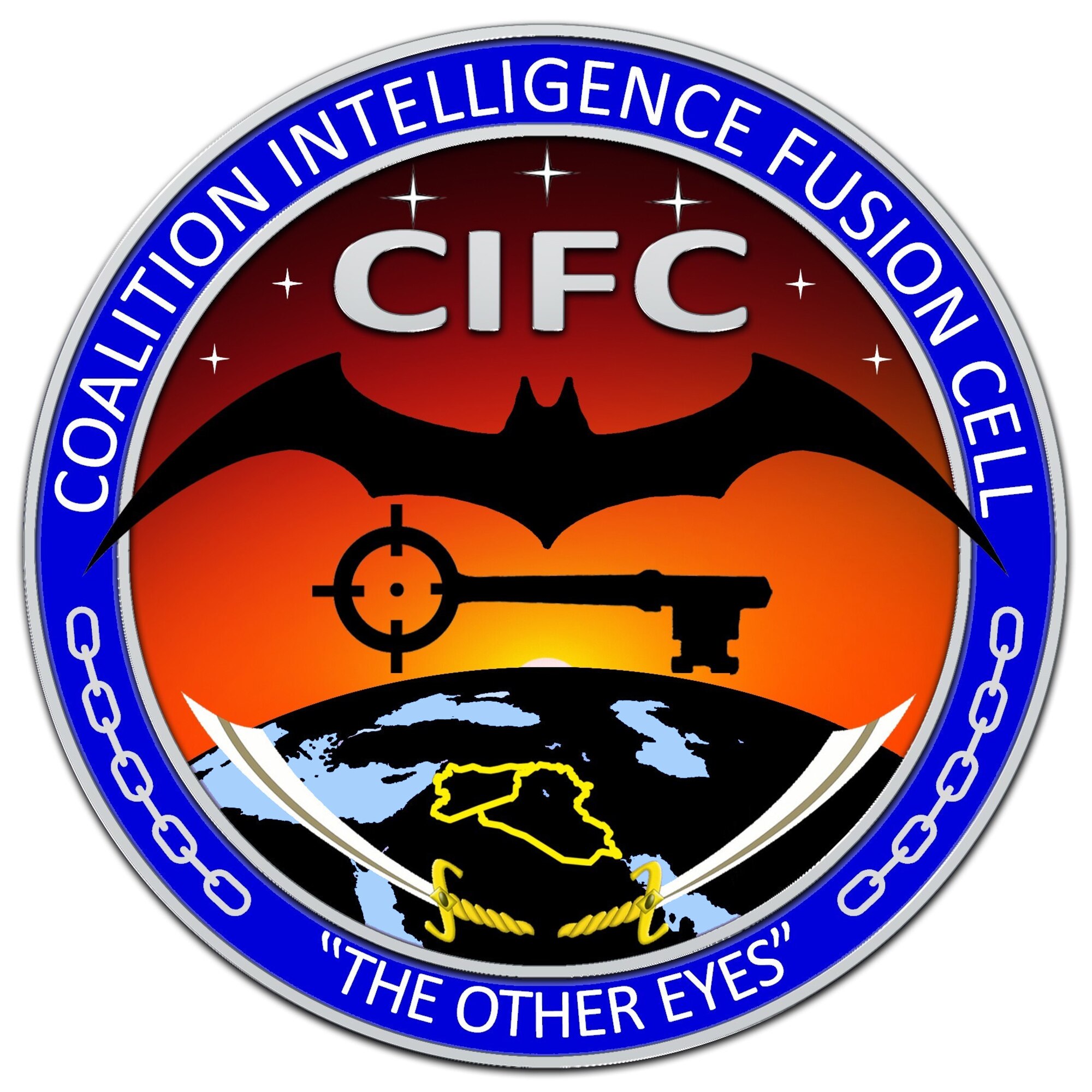 The Coalition Intelligence Fusion Cell is a diverse multinational team that plans, coordinates, develops and disseminates timely, relevant and accurate information among international partners and divisions within the Combined Air and Space Operations Center at Al Udeid Air Base, Qatar. Unlike other sections within the CAOC where divisions are U.S.-led and include international augmentees, the CIFC takes a completely multinational approach to intelligence gathering and information sharing. (U.S. Air Force courtesy photo)