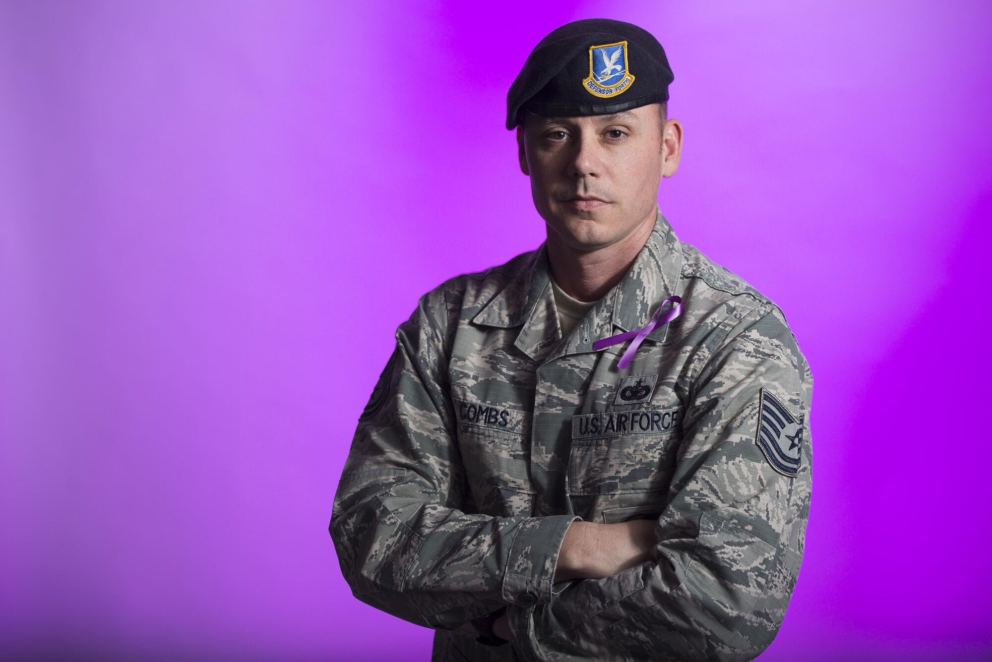 Tech. Sgt. Nathan Combs, 902nd Security Forces Squadron NCO in charge of resource protection, won his fight with cancer after being diagnosed with stage II non-seminoma testicular cancer in 2005. As a result of his experience, Combs has become a regular blood donor and leads blood drives at Joint Base San Antonio-Randolph about every 90 days. 