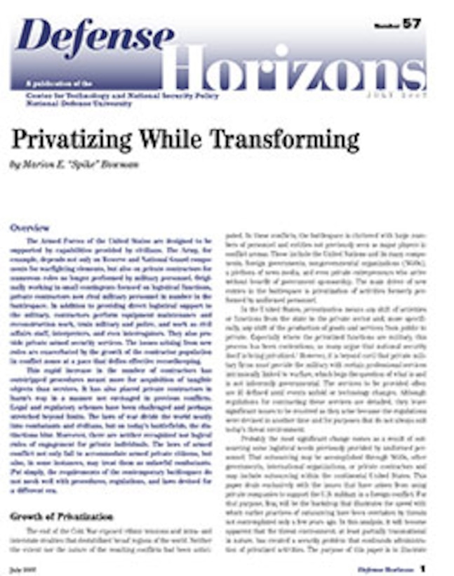 Privatizing While Transforming