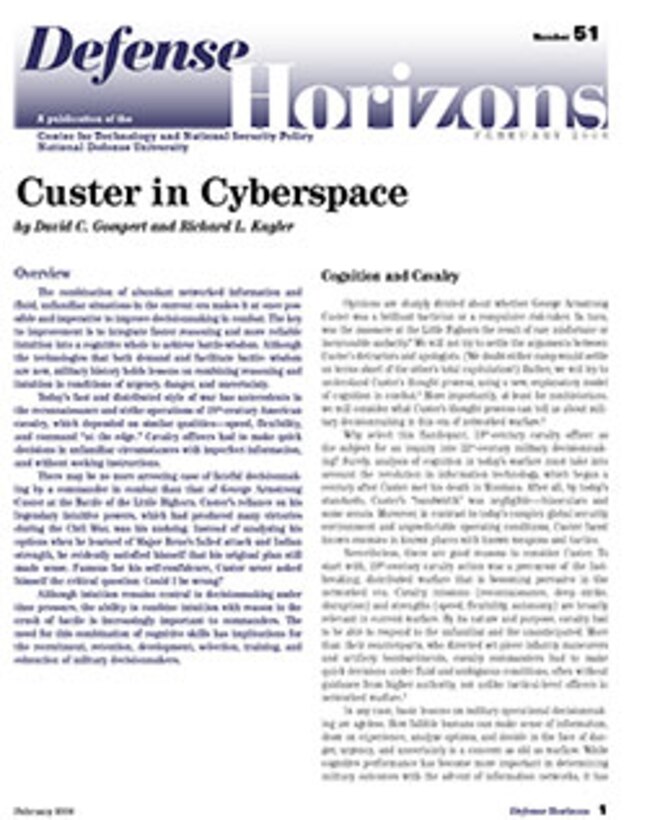 Custer in Cyberspace