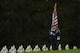 Ceremonial guardsmen from the 52nd Fighter Wing, Spangdahlem Air Base, Germany, march while carrying the Luxembourg and American flags during a Veteran’s Day ceremony at the Luxembourg American Military Cemetery and Memorial in Luxembourg, Nov. 11, 2016. The ceremony paid tribute to the legacy of service of members of the American armed forces. (U.S. Air Force photo/Staff Sgt. Joe W. McFadden)

