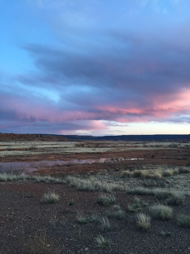 CONCHAS DAM, N.M. – District employee Toni Brown got this photo of the clouds as she left work, March 25, 2016. This was a 2016 Photo Drive entry.