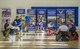 Members of the wheelchair rugby team National Rehabilitation Hospital Punishers prepare for a demonstration scrimmage during the Warrior CARE event at Joint Base Andrews, Md., Nov. 14, 2016. The Caregiver Support, Adaptive and Rehabilitative Sports, Recovering Airman Mentorship, and Employment and Career Readiness event hosted various sports presentations and lessons for wounded warriors to introduce them to new outlets and prepare potential competitors for the Department of Defense Warrior Games and Invictus Games. (U.S. Air Force photo by Senior Airman Jordyn Fetter) 