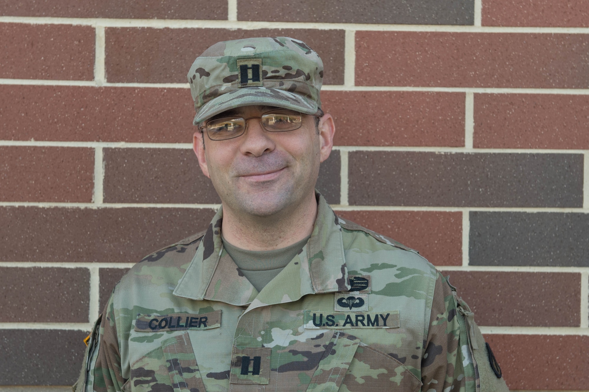 “I’m thankful for the uniform, thankful for our troops and thankful to wake up every day,” said U.S. Army Capt. Eric Collier, Aid De Camp at Scott Air Force Base. (U.S. Air Force photo by Airman 1st Class Derek Seifert)