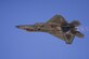 U.S. Air Force Maj. Dan Dickinson, F-22 Raptor Demonstration Team pilot, executes his final flyby for a tack pitch during the 2016 Air Power over Southern Nevada Air Show at Nellis Air Force Base, Nev., Nov. 13, 2016.  Dickinson is an F-22 fighter pilot with more than 900 flying hours.  (U.S. Air Force photo by 2nd Lt. Mahalia Frost)