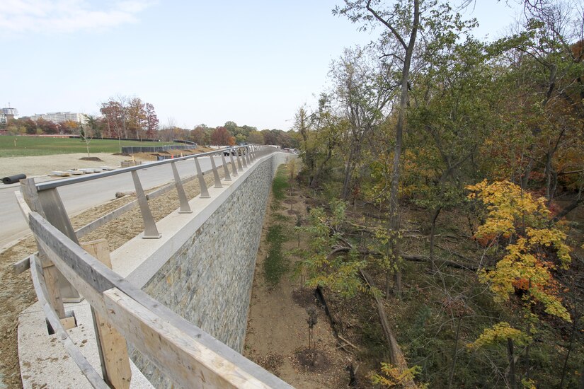 ARLINGTON, Va. – Construction is nearing completion on the 27-acre Arlington National Cemetery Millennium Project; an expansion project, which adds nearly 30,000 burial and niche spaces to the cemetery here November 16, 2016. The $64 million project is scheduled to be complete and turned over to the cemetery this winter. (U.S. Army photo/Patrick Bloodgood)