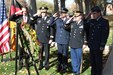 While most people celebrate Veteran’s Day weekend with families and friends, more than a hundred people came to Fort Douglas Military Cemetery November 13 to honor the 41 German prisoners of war (POW) who are buried here from both World Wars I and II.  
At the end of the Fort Douglas ceremony, the official party laid a ceremonial wreath at the foot of the monument that honors the fallen German Soldiers and Sailors.  This monument is a mass grave where 21 of the 41 German POWs are buried, located at the southwest corner of the Fort Douglas Cemetery.